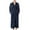 Navy, variant on Holiday Clearance! ZVNAΖH Men's Zip Up Robe Flannel Bathrobe Soft Plush Robes Casual Winter Housecoat Solid Dressing Gown