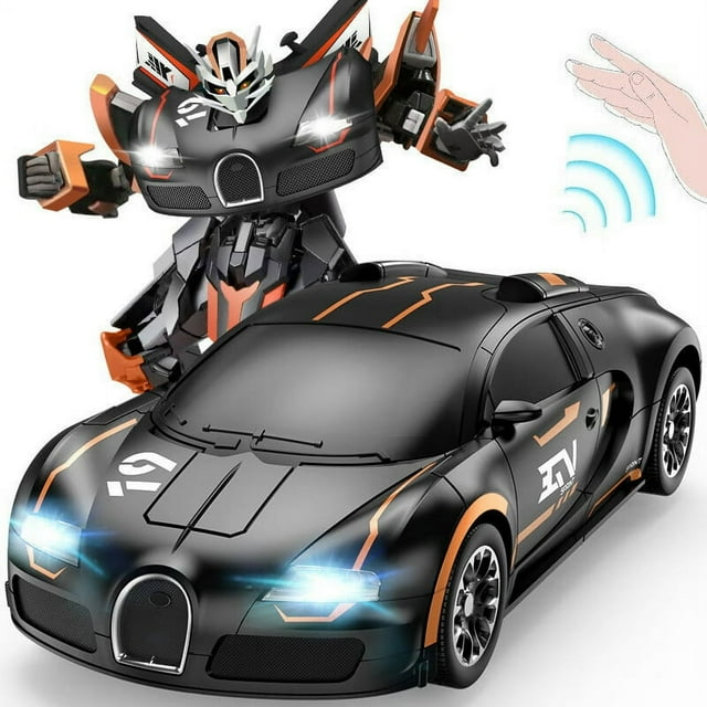 Voiture Jouet Télécommandée pour Enfants Garçons Robot de Course Rechargeable