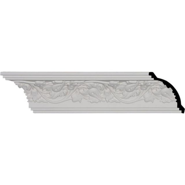 Ekena Millwork MLD03X04X05RO Rose Crown Moulding