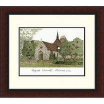 Campusimages WI999LR Marquette University Legacy Alumnus Framed Lithograph