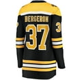 thumbnail image 3 of Women's Fanatics Branded Patrice Bergeron Black Boston Bruins Captain Patch Home Breakaway Jersey, 3 of 3