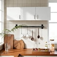 thumbnail image 3 of Mueble Superior de Cocina, Repisa Flotante Alacena Gabinete 3 Puertas Cocina Baño 100*33*30cm, 3 of 7