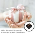 thumbnail image 4 of bedienty 12PCS Gift Box Cardboard Square Lightweight Foldable Large Capacity Package Boxes Bowknot Jewelry Holder Earring Black, 4 of 6