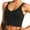 Black, variant on FYDUU Sports Bras For Women Comfort Wireless Bra Workout Crop Tank Tops Padded Yoga Camisole With Built In Pads Comfort Women Everyday Bra /Grey