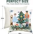 thumbnail image 3 of Christmas Throw Pillow Covers 18x18 Set of 4, Merry Christmas Tree Gnome Red Truck Candy Cane Xmas Farmhouse Decorations Rustic Winter Holiday Couch Cover for Sofa Bedroom Home Outdoor, 3 of 6