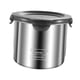 thumbnail image 1 of Recipiente de cocina portátil y multifuncional de acero inoxidable, almacenamiento hermético. 500 ml, 1 of 9
