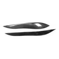 thumbnail image 1 of Fiber 2Pcs Carbon Fiber Headlight Lamp Eyebrow Eyelids Trim Fit For  Crown 2009-2011, 1 of 8
