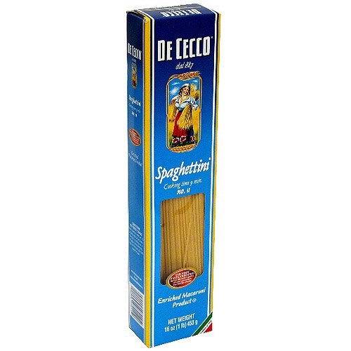 De Cecco Spaghettini, 16 oz (Pack of 20)