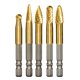 thumbnail image 5 of 5x Cárburo Babrias rotativas Brocas Die Function Tool giratorio portátil con vástago hexadecimal de pulgada para tallar la carpintería, 5 of 9