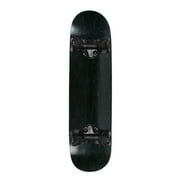 Softrucks Skateboard Indoor Practice Complete 7.75" Black Trucks, Stained Black