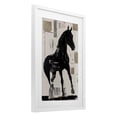 thumbnail image 4 of Equinity Horse Silhouette White Framed Print Under Glass, design by Annabelle Hall, 4 of 10