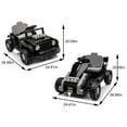 thumbnail image 2 of iYofe Electric Go Kart for Kids, Different 2-in-1 Truck/Go Kart Freely Switched, 12v Ride on Toys with Remote Control, LED Lights, Bluetooth Music, 4-Wheel Suspension, Kids Driveable Car, Black, 2 of 9