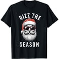 thumbnail image 1 of Rizz The Season Silly Christmas Funny Santa Camiseta para hombre y adolescente, 1 of 2