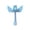 Blue, variant on Artisan Magic Wand Bubble Blower Automatic Fairy Princess Design with Lights and Music 60ml Pink Pink