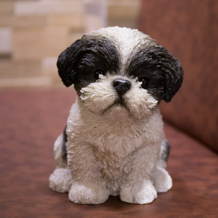 HI-LINE GIFT LTD. BLACK & WHITE SHIH TZU PUPPY - Walmart.com