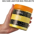 thumbnail image 6 of Nail Glitter - Yellow Fine Glitter in Jar - 12 Oz Glitter for Crafts - Glitter for Slime - Face Glitter - Candle Glitter - Body Glitter, 6 of 8