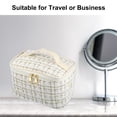 thumbnail image 5 of Unique Bargains Floral Makeup Bag Zipper Flower Cosmetic Pouch White, 5 of 6