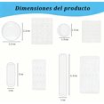 thumbnail image 3 of Tope para Puerta 76 PCS, Protector de Pared de Silicona, Protector Adhesivo Reutilizable, Adecuados para Paredes y Muebles, 3 of 4