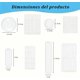 thumbnail image 3 of Tope para Puerta 76 PCS, Protector de Pared de Silicona, Protector Adhesivo Reutilizable, Adecuados para Paredes y Muebles, 3 of 4