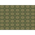 thumbnail image 1 of Ahgly Company Machine Washable Indoor Rectangle Transitional Army Green Area Rugs, 5' x 8', 1 of 7