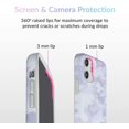 thumbnail image 2 of IBAOLEA Compatible with iPhone 11 Case [8ft Drop Tested] w/Microfiber Lining - Cute Protective Phone Cases for Women (Geometric Marble) White Camo, 2 of 6