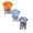 6pcs Baby Boys Summer Outfits-Orange+Sky Blue+Red, variant on Gerichy Toddler Boys 6 Pieces T-shirts and Shorts Summer Outfit 3 6 12 18 24 Months 2T 3T Cartoon Shirt Short Set