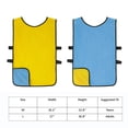 thumbnail image 3 of TOPTIE Reversible Soccer Pinnies, Football Practice Jersey Soccer Vest for Adult and Youth-Lime/Hot Pink-L, 3 of 3