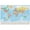 Unframed, variant on Political Map Of The World - Educational Poster (Country Flags) (Size: 36 X 24")