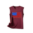 thumbnail image 3 of Nrmvnmi Tank Top for Women Patriotic Sleeveless Shirts 4th of July Tank Shirt American Flag Shirt Tees Mothers Day Gifts, 3 of 4