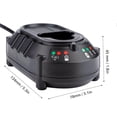 thumbnail image 2 of Chargeur de batterie 10,8 V 12 V pour batteries lithium Makita DC10WA DF030D, 2 of 4