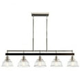 thumbnail image 2 of 52404PN Kichler Lighting Eastmont - 5 Light Linear Chandelier In Vintage Industrial Style-19 Inches Tall and 8 Inches Wide-Polished Nickel Finish, 2 of 5