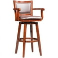 thumbnail image 1 of Boraam Broadmoor Swivel Extra Tall Bar Stool in Cherry, 1 of 6