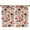 Dogs with Flowers, variant on Blackout Kids Curtains,Cute Cartoon Pug Childrens Insulated Curtains Set Of 2,Bedroom Essentials,Toddler Room Decor 42x54in(106x137cm)