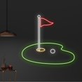 thumbnail image 2 of Handmadetneonsign Custom Mini Golf Neon Sign, Custom Golf Green Grass Field LED Light, Golf Course, 2 of 5