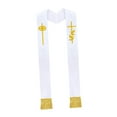 thumbnail image 3 of Estola sacerdotal, estola clerical bordada para , suministros para fiestas de bodas, 3 of 8