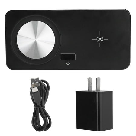 

Fdit 2 In 1 MUG WARMER & WIRELESS PHONE CHARGING PAD! 10W Heating Electric Mat Pad