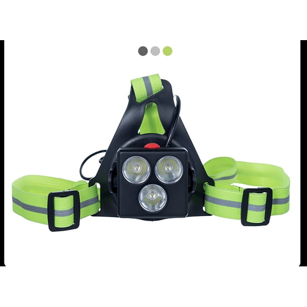 Lampe De Course Rechargeable USB – 500 LM, 5 H D’autonomie, Clip Silicone, étanche, Pour Jogging, Randonnée Et Camping