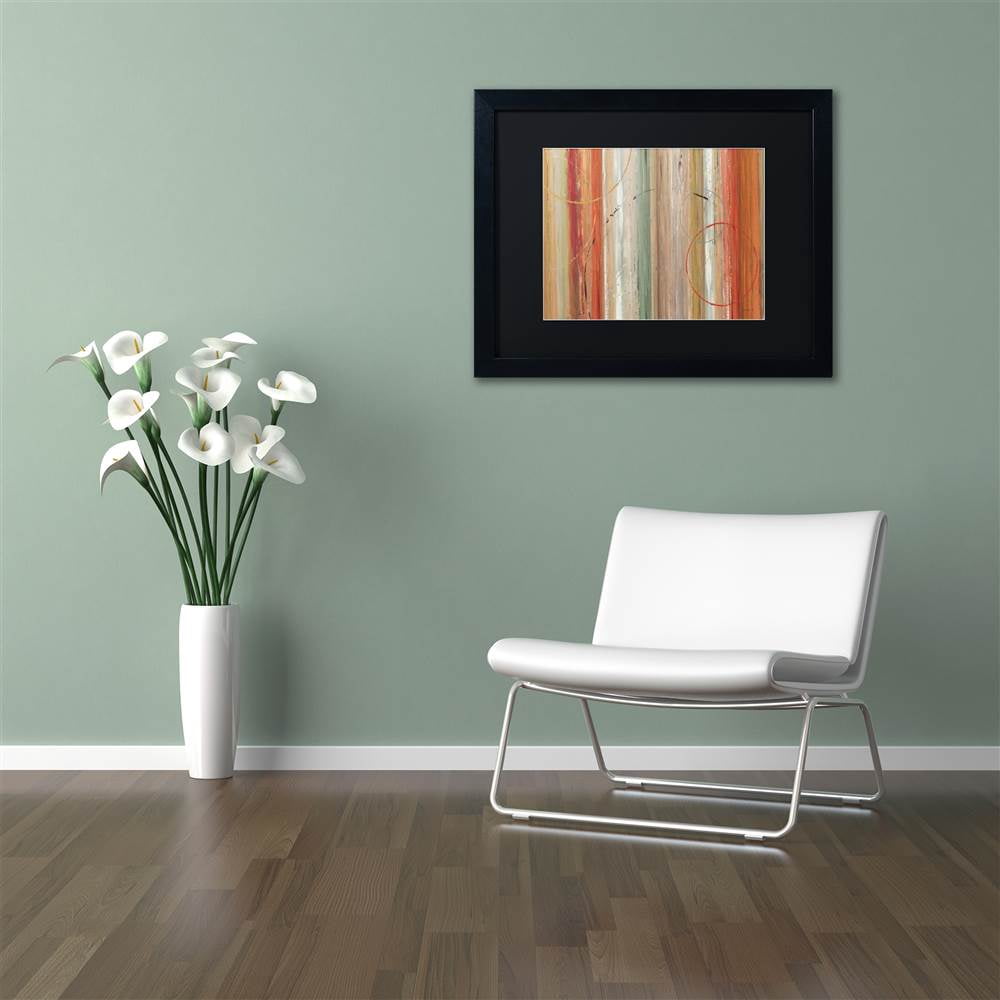 Trademark Fine Art "Spiced II" Canvas Art by Lisa Audit, Black Matte, Black Frame