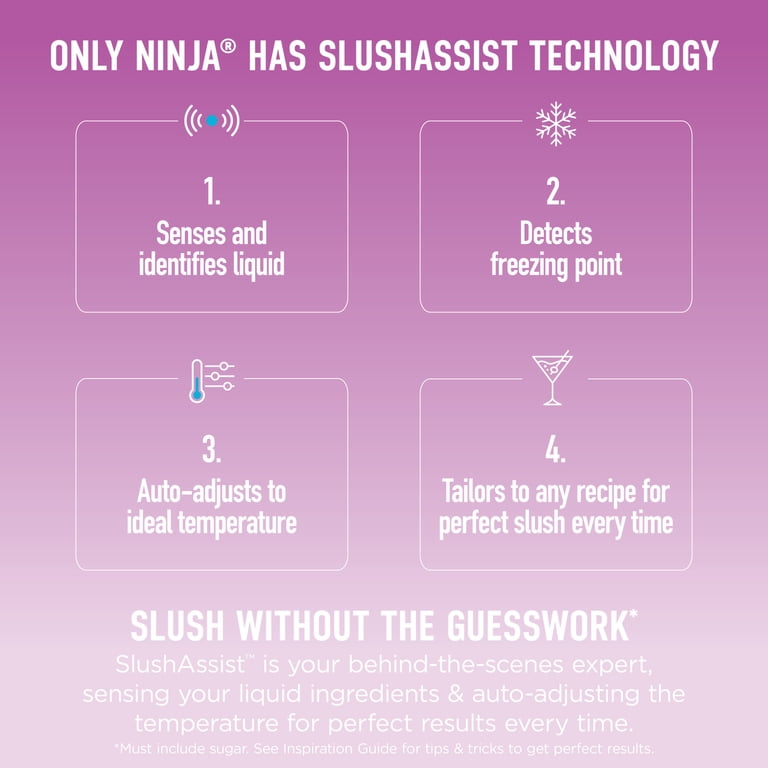 Ninja SLUSHi XL 128-Oz Frozen Drink Machine, SlushAssist