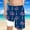 S-Dark Blue, variant on Rhuody Summer Swim Trunks Fir Boy High Elastic Waist Cartoon Prints Swimming Shorts Lace Up Loose Casual Pants Soft Bathing Suit Dark Blue 10 Years