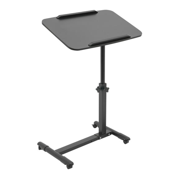 Wildnix Overbed Table, Height Adjustable, 44.09 lbs Load Capacity, Large Countertop, Wheels for Easy Movement, Modern Design