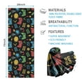thumbnail image 2 of Colorful Games Slogan Black Pattern Hot Yoga Mat Towel Non Slip for Hot Yoga - Quick-Drying Yoga Mat Cover with 4 Corner Pockets with Travel Bag - Hot Yoga Towel Non Slip 70"x26", 2 of 6