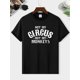 thumbnail image 2 of Not My Circus Not My Monkey Print Men's Round Neck Short Sleeve Tee Fashion Regular Fit T-Shirt Top For Spring Summer Holiday Tee For Adult, Men, Women, Teen, Teenager, Adolescent, Youth., 2 of 6