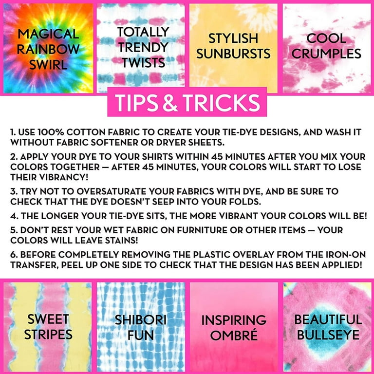 Just My Style Neon Tie-Dye Kit by Horizon Group USA, Create 18