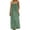 Light Green, variant on Women's Backless Maxi Dress, Solid Color Spaghetti Strap Loose Fit Long Dress, Casual Sleeveless Beach Dress for Vacation, Summer and Daily Wear Black XXL