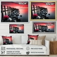 thumbnail image 4 of Designart "Glowing Seaside by the Coast" Nautical & Beach Floater Framed Canvas Wall Art, 4 of 7