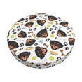 thumbnail image 6 of Uemuo Rottweiler Pattern Round Bar Stool Seat Covers Washable Stool Cushion Slipcover Elastic Bar Chair Covers-13 inch, 6 of 7