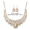 thumbnail image 3 of Jewelry Set for Women with Necklaces Earrings Drop Rhinestone Pendant Necklace and Earrings Jewelry Sets for Women Wedding Costume Engagement Accessories, 3 of 5