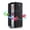 Black, variant on WANAI Small Retro Dual Door Refrigerator 3.5 Cu.ft Blue Fridge with Freezer for Dorm Apartment New