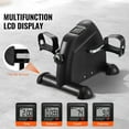 thumbnail image 2 of KFFKFF Compact Pedal Trainer, Under-Desk Bicycle for Arm/Leg Workout, Adjustable Resistance Home Office Exercise Equipment, Portable Cycle with Digital Monitor & Anti-Skid Mat, 2 of 9